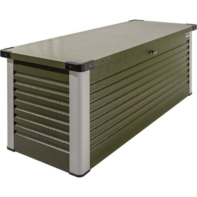 Trimetals 750L Olive Weatherproof Garden Storage Box - Green - Wilko - image 1