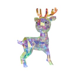 Iridescent Diamante Nose Reindeer - Wilko - thumbnail 6
