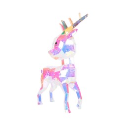 Iridescent Diamante Nose Reindeer - Wilko - thumbnail 5