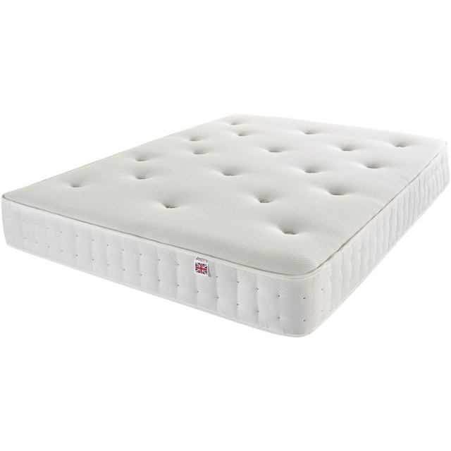 Aspire Pocket+ Small Double True Hybrid Natural and Memory Mattress - White - Aspire Beds - Wilko - image 1