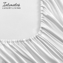 Intimates Super King Size White Satin Bedding Set - Wilko - thumbnail 5