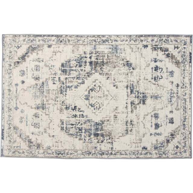Eselle Muse Oriental Navy Rug 120 x 170cm - Blue - Wilko - image 1