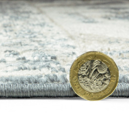 Eselle Muse Oriental Navy Rug 120 x 170cm - Blue - Wilko - thumbnail 4