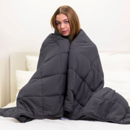 Allure Home Fashions Single Slumber Weighted Blanket 4kg - Size: 122 x 185 x 1cm - Grey - Wilko - thumbnail 3