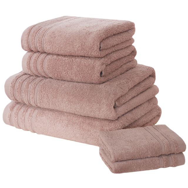 Rapport Home So Soft Dusky Pink Cotton Face Cloth - Size: 0.1 x 30 x 30cm - Wilko - image 1