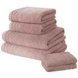 Rapport Home So Soft Dusky Pink Cotton Face Cloth - Size: 0.1 x 30 x 30cm - Wilko - thumbnail 1