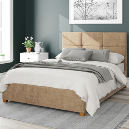 Aspire Caine Single Champagne Firenze Velour Ottoman Bed - Cream - Aspire Beds - Wilko - thumbnail 1