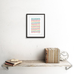 Artery8 Desiderata Max Ehrmann Poem Framed Wall Art Print 23 x 18cm - Size: 25.9 x 20.6 x 1.5cm - Multi - Wilko - thumbnail 3