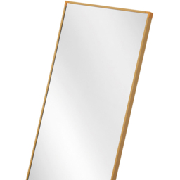Living and Home Gold Slim Full Length Wall Mounted Mirror 120cm - Size: 120 x 30 x 2cm - Cream - Wilko - thumbnail 6
