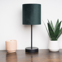 Kliving Hove Green Shade Black Table Lamp - Size: 38.5 x 15 x 15cm - Wilko - thumbnail 3