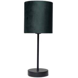 Kliving Hove Green Shade Black Table Lamp - Size: 38.5 x 15 x 15cm - Wilko - thumbnail 1