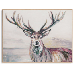 Noble Stag Sketched Effect Framed Canvas - Wilko - thumbnail 4