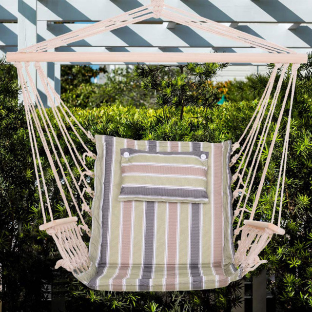 Outsunny Hanging Hammock Chair - Size: 3 x 106 x 100cm - Multi - Wilko - image 1