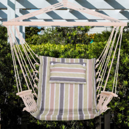 Outsunny Hanging Hammock Chair - Size: 3 x 106 x 100cm - Multi - Wilko - thumbnail 1