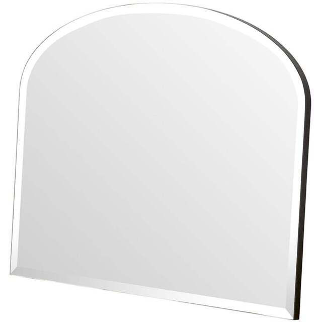 Yearn Black Arch Bevelled Overmantle Mirror 91 x 69cm - Wilko - image 1