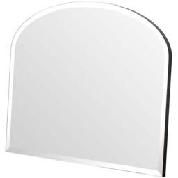 Yearn Black Arch Bevelled Overmantle Mirror 91 x 69cm - Wilko - thumbnail 1