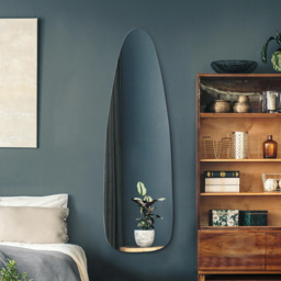 MirrorOutlet The Lacuna Frameless Pond Wall Mirror 155 x 50cm - Clear - Wilko - thumbnail 5