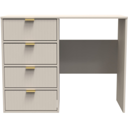 Crowndale Linear 4 Drawer Kashmir Matt Dressing Table - Cream - Wilko - thumbnail 4