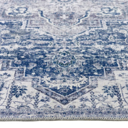 Origins My Washable Blue and Off White Garda Rug 80 x 150cm - Origins Rugs - Wilko - thumbnail 4