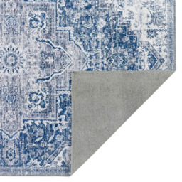 Origins My Washable Blue and Off White Garda Rug 80 x 150cm - Origins Rugs - Wilko - thumbnail 5