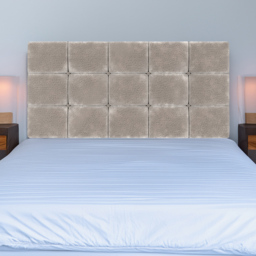 Bedmaster Pearl Super King Size Silver Chenille Squared Headboard - Wilko - thumbnail 1