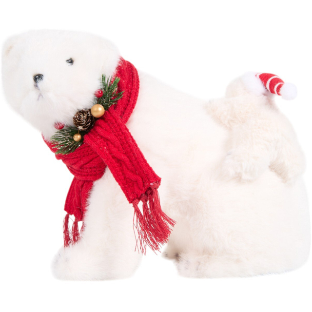 Mummy and Baby BearWhite - Santa's Chalet - Wilko - image 1