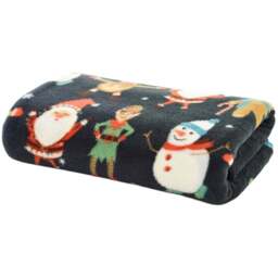 Deyongs Green Dancers Christmas Throw 140 x 180cm - Wilko - thumbnail 1