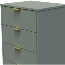 Crowndale 5 Drawer Reed Green Chest of Drawers Ready Assembled - Wilko - thumbnail 6