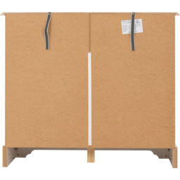 Seconique Stratford 2 Door 2 Drawer White Sideboard - Size: 80 x 93 x 38cm - Wilko - thumbnail 7