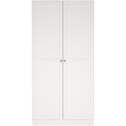 Furniture To Go Brande Double Door White Wardrobe - Size: 2 Door - Wilko - thumbnail 4