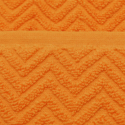 Velosso Moda Tangerine Hand Towel Set of 2 - Orange - Wilko - thumbnail 4