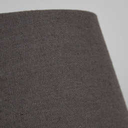 Lighting Collection Underwood Grey Linen Tapered Lamp Shade 20cm - Size: 62.5 x 21.5 x 21.5cm - Charcoal Grey - Wilko - thumbnail 5