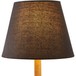 Lighting Collection Underwood Grey Linen Tapered Lamp Shade 20cm - Size: 62.5 x 21.5 x 21.5cm - Charcoal Grey - Wilko - thumbnail 4