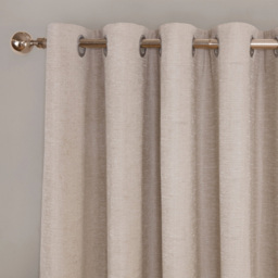 Delphine Chenille Blackout Curtain Ivory 229cm - Wilko - thumbnail 3