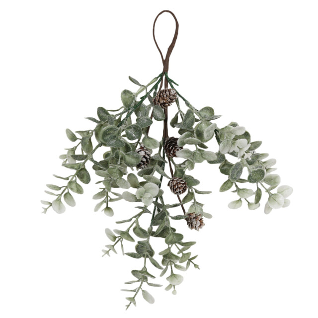 Euclyptus and Pinecone Door Drop - Green - Wilko - image 1