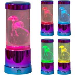 Global Gizmos Multicolour Jellyfish Aquarium Lamp 9 inch - Size: 23 x 9 x 9cm - Wilko - thumbnail 4