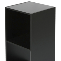 Jane 3 Shelf Black Cube Storage Unit - Home Garden Direct - Wilko - thumbnail 7