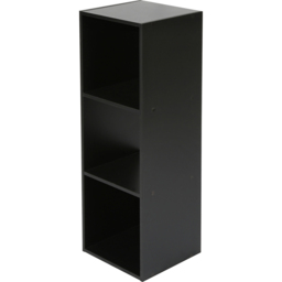 Jane 3 Shelf Black Cube Storage Unit - Home Garden Direct - Wilko - thumbnail 6
