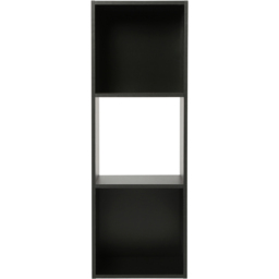 Jane 3 Shelf Black Cube Storage Unit - Home Garden Direct - Wilko - thumbnail 3