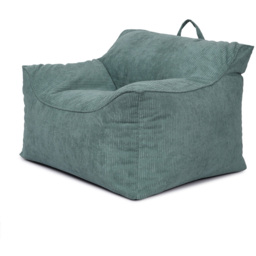 Kaikoo Green Cord Bean Bag Chair - Wilko - thumbnail 3