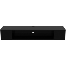 Decorotika Peti Black Floating TV Unit - Size: 23 x 135 x 35.2cm - Wilko - thumbnail 4