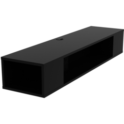 Decorotika Peti Black Floating TV Unit - Size: 23 x 135 x 35.2cm - Wilko - thumbnail 5