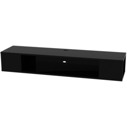 Decorotika Peti Black Floating TV Unit - Size: 23 x 135 x 35.2cm - Wilko - thumbnail 3