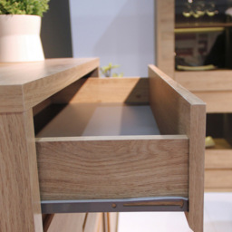Florence Shetland Single Door 5 Drawer Cupboard - Size: Single Door, 5 Drawer - Brown - Furniture To Go - Wilko - thumbnail 6