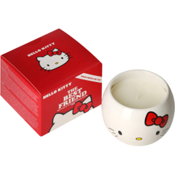 Hello Kitty The Best Friend Strawberry and Cream Scented Candle - Size: 9 x 9.5 x 9.5cm - White - Wilko - thumbnail 5