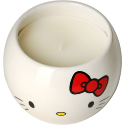 Hello Kitty The Best Friend Strawberry and Cream Scented Candle - Size: 9 x 9.5 x 9.5cm - White - Wilko - thumbnail 4
