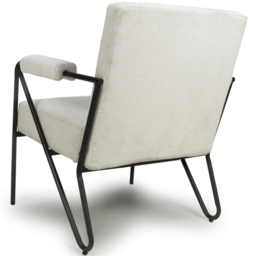 Oslo Speckled Natural Armchair - Size: Single - Shankar - Wilko - thumbnail 4