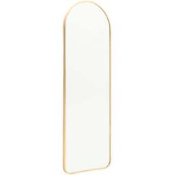 Living and Home Gold Arched Full Length Mirror 40 x 120cm - Size: 120 x 40cm - Wilko - thumbnail 1