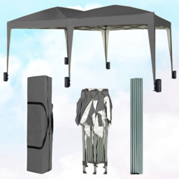 Grey 3 x 6m Pop Up Gazebo with Weight Bags - MCC - Wilko - thumbnail 3