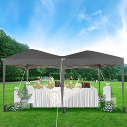 Grey 3 x 6m Pop Up Gazebo with Weight Bags - MCC - Wilko